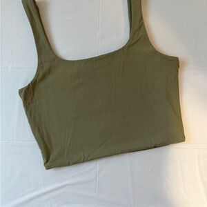 Twik Olive Crop Top